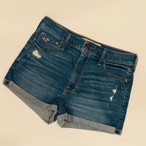 Hollister Distressed Denim Shorts